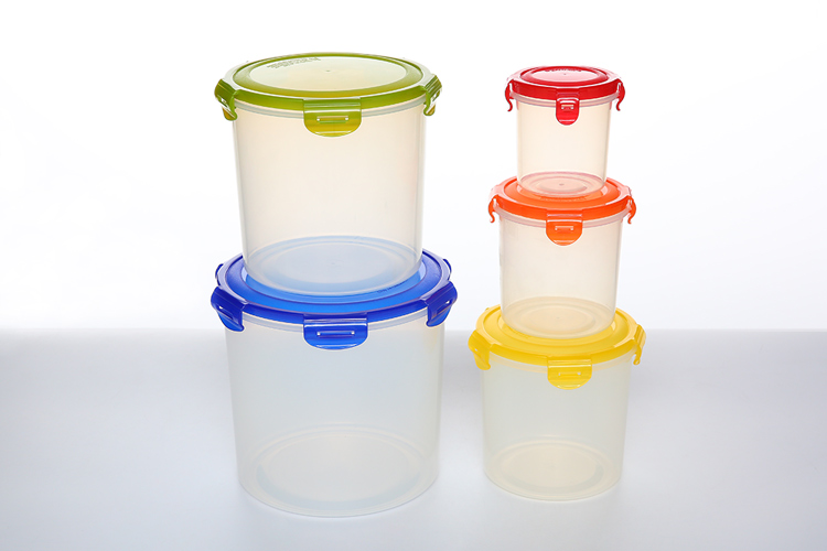 PP Food storage container SET 5—Round 